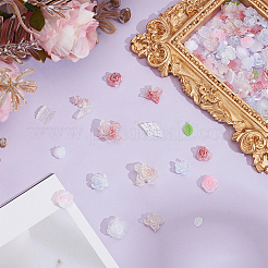 5 набор 5-х цветных кабошонов из смолы&nbsp;MRMJ-AR0001-23