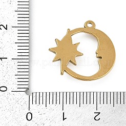 Подвески из натуральной белой ракушки из нержавеющей стали 304&nbsp;STAS-I325-034G