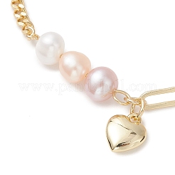 Латунь шарм браслеты&nbsp;BJEW-JB13362