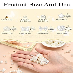 Набор для изготовления пластикового эластичного браслета с искусственным жемчугом своими руками&nbsp;DIY-YW0009-04