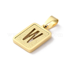 Подвески-алфавиты из нержавеющей стали 304 STAS-S152-01G-W