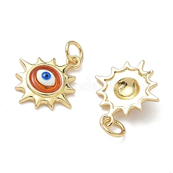 Латунь эмаль подвески&nbsp;KK-P326-12A-G