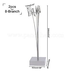 Квадратная крокодиловая пасть вертикальная папка для фотографий держатель для карт с несколькими головками папка для фотографий на рабочем столе&nbsp;AJEW-WH0141-06