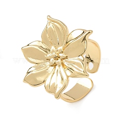 Латунные манжеты с открытыми кольцами&nbsp;RJEW-Z129-02G-04