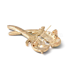 Брошь со стразами на рождественскую тематику&nbsp;JEWB-D061-01KCG-01