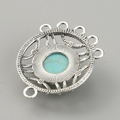 Звенья компонентов люстры из синтетической бирюзы&nbsp;FIND-TAC0011-49A-AS