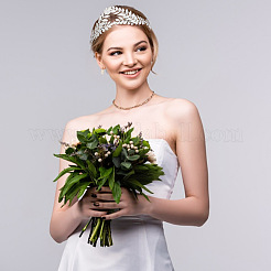 2 шт. 2-х цветные резинки для волос в виде короны и листа&nbsp;OHAR-GO0001-11