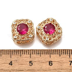 Латунные стеклянные бусины&nbsp;KK-M318-38G-01