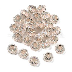 Акриловые бусины-рондели со стразами&nbsp;OACR-S048-02D