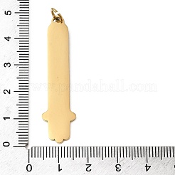 Подвески из нержавеющей стали 304 с эмалью&nbsp;STAS-F335-01B