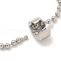 Браслеты-цепочки из латуни в европейском стиле толщиной 3 мм для изготовления ювелирных изделий BJEW-G703-06P