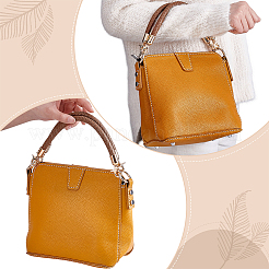 Плетеные ручки сумки из искусственной кожи&nbsp;DIY-WH0366-41C