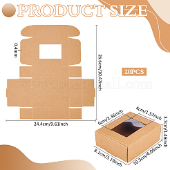 Картонные подарочные коробки конфет&nbsp;CON-WH0086-139B