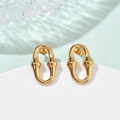 Овальные подвески из нержавеющей стали 304&nbsp;SJEW-C009-01G