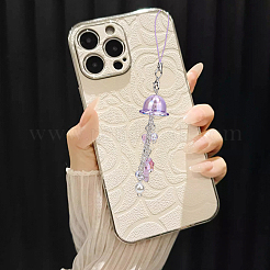 4 шт. 4-х цветные акриловые ремешки для мобильных телефонов&nbsp;AJEW-HY0002-10