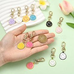 Подвесные украшения из эмали из сплава 12 шт.&nbsp;HJEW-YW00188