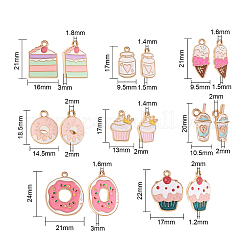 40шт 8 стиля подвески из сплава с эмалью&nbsp;ENAM-CJ0001-85