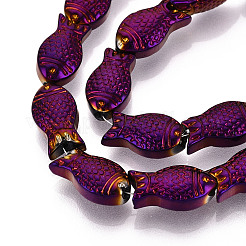 Стеклянные бусины с гальваническим покрытием &nbsp;X1-EGLA-T025-03B