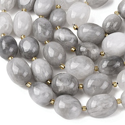 Естественный облачно кварц бисер пряди&nbsp;G-G453-D08-01