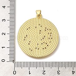 Реечное покрытие латунь с подвесками из кубического циркония&nbsp;KK-Z086-60G