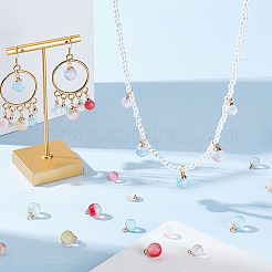 70 шт. 14 стиля прозрачных стеклянных подвесок&nbsp;GLAA-GA0002-16