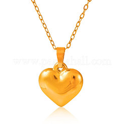 Элегантные ожерелья с подвеской в форме сердца из нержавеющей стали 304 для женщин&nbsp;FR2108-2