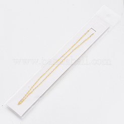 Латунные кабельные цепи ожерелья&nbsp;X-MAK-N029-01G