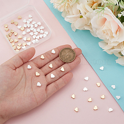 100шт 2 цвета латунные бусины&nbsp;KK-PH0010-86