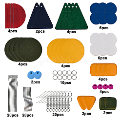 Наборы для изготовления деревянных висячих серег своими руками&nbsp;DIY-SC0016-68