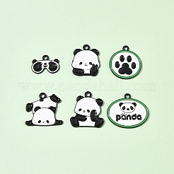 14шт 6 стиля подвески из сплава с эмалью&nbsp;ENAM-FS0002-60