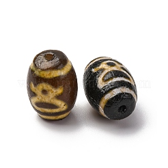 Тибетского стиля бусы дзи&nbsp;TDZI-NH0001-E02-01E