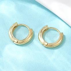 Латунные серьги обруча&nbsp;EJEW-A156-14B-G