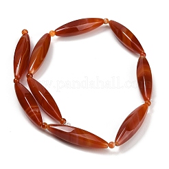 Натуральный красный агат бисер нитей&nbsp;G-B178-D01-02