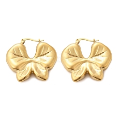 Серьги-кольца из нержавеющей стали 304&nbsp;EJEW-V016-11G-02