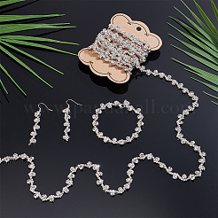 2.5 ярд латунных цепочек со стразами&nbsp;CHC-UN0001-05