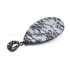 Полимерная глина стразами подвески&nbsp;RB-S056-11B-B