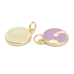 Латунь эмаль подвески&nbsp;ZIRC-J041-03B