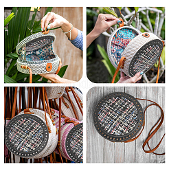 Дно сумки из искусственной кожи&nbsp;FIND-WH0133-13A-03