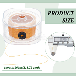 Воском хлопчатобумажная нить шнуры&nbsp;AJEW-WH0561-82D