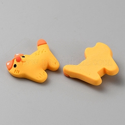 Мультяшные кабошоны из непрозрачной смолы&nbsp;CRES-CJC0010-01A-02