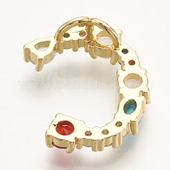 Латунные микро проложить кубического циркония подвески&nbsp;ZIRC-S061-64C