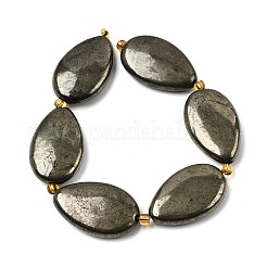 Природного пирита бисер нитей&nbsp;G-Z131-B01-02