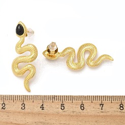 Серьги-гвоздики из нержавеющей стали 304&nbsp;EJEW-C137-05C-G