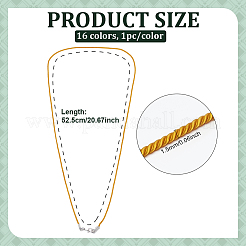 Изготовление ожерелий из нейлоновых шнуров (16 шт.)&nbsp;NJEW-PH01632