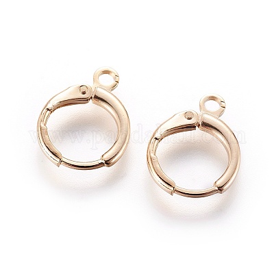 Латунные серьги-обручи&nbsp;LS-X-KK-I649-08G-NF-1