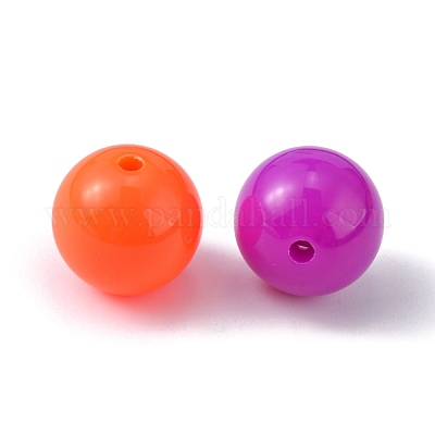 Флуоресцентные акриловые бусины&nbsp;X-MACR-R517-12mm-M-1