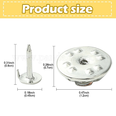 120 комплект железных булавок для лацканов&nbsp;IFIN-YW0003-59P-1