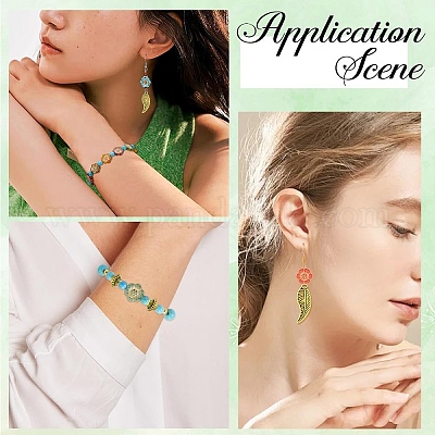 50 г непрозрачных акриловых бусин&nbsp;MACR-YW0004-20-1