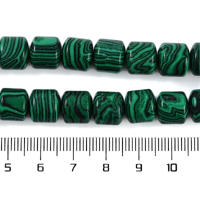 Синтетического малахита бисер нитей&nbsp;G-L604-E04-01-1