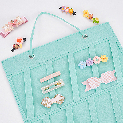 Мягкие войлочные заколки большой емкости для хранения вешалки&nbsp;AJEW-WH0332-92A-1